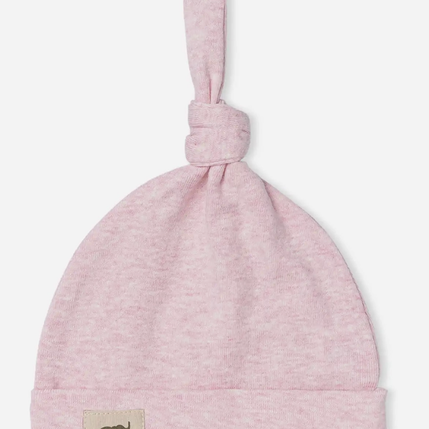 Monica + Andy Baby Top Knot Cap_light Pink Heather