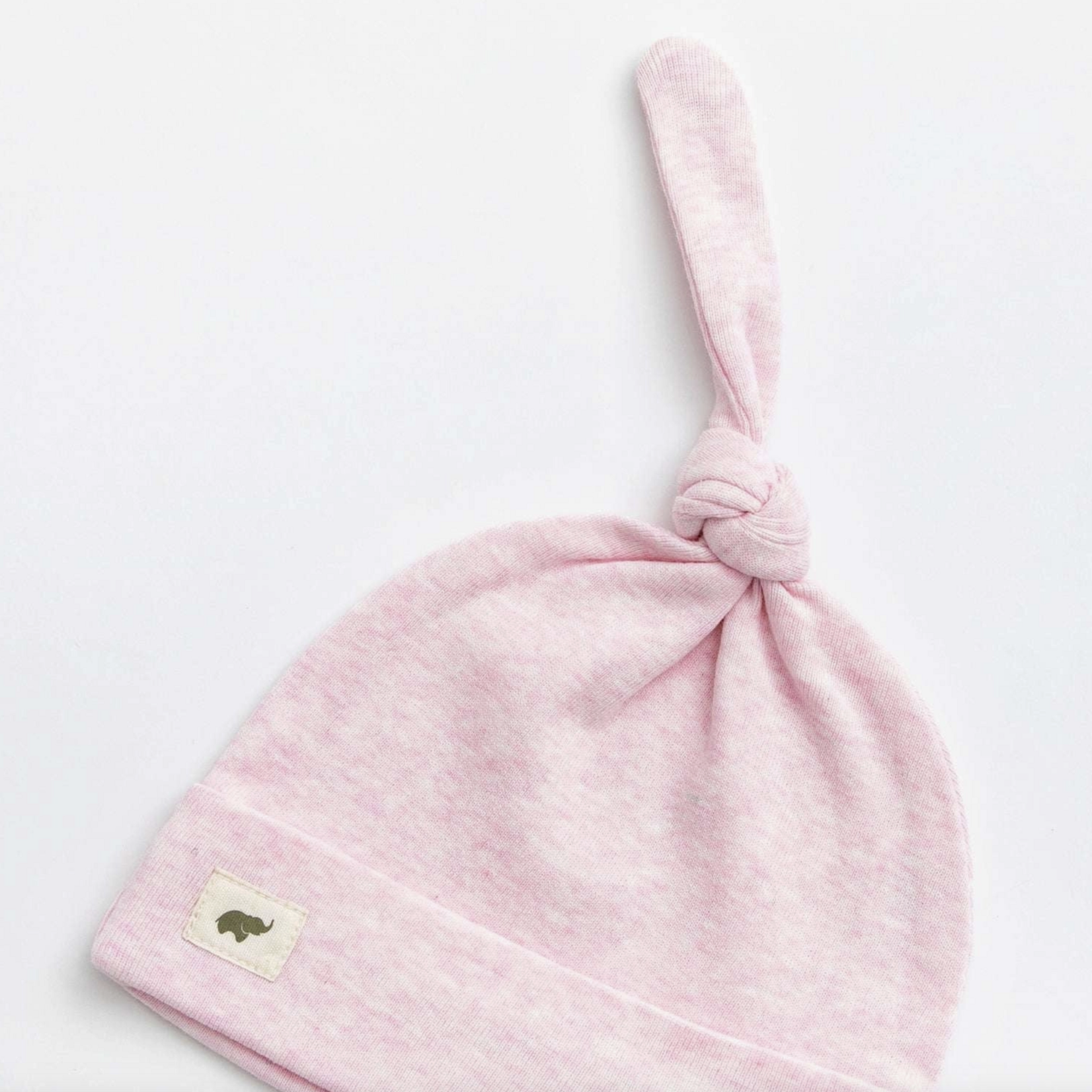 Monica + Andy Baby Top Knot Cap_light Pink Heather