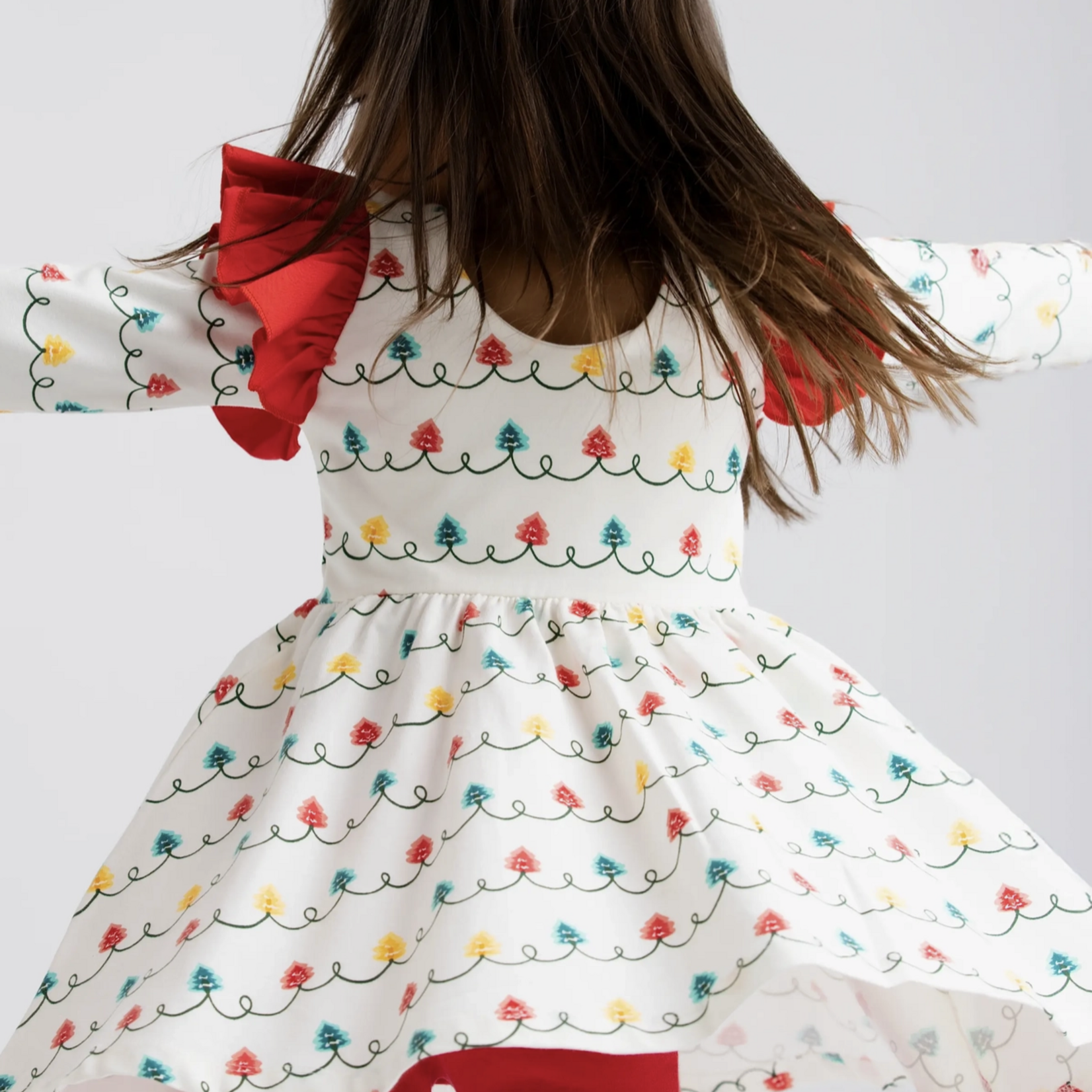 Monica + Andy Let's Dance Dress - Holiday Tree Lights