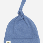 Monica + Andy Baby Top Knot Cap_light Blue Heather