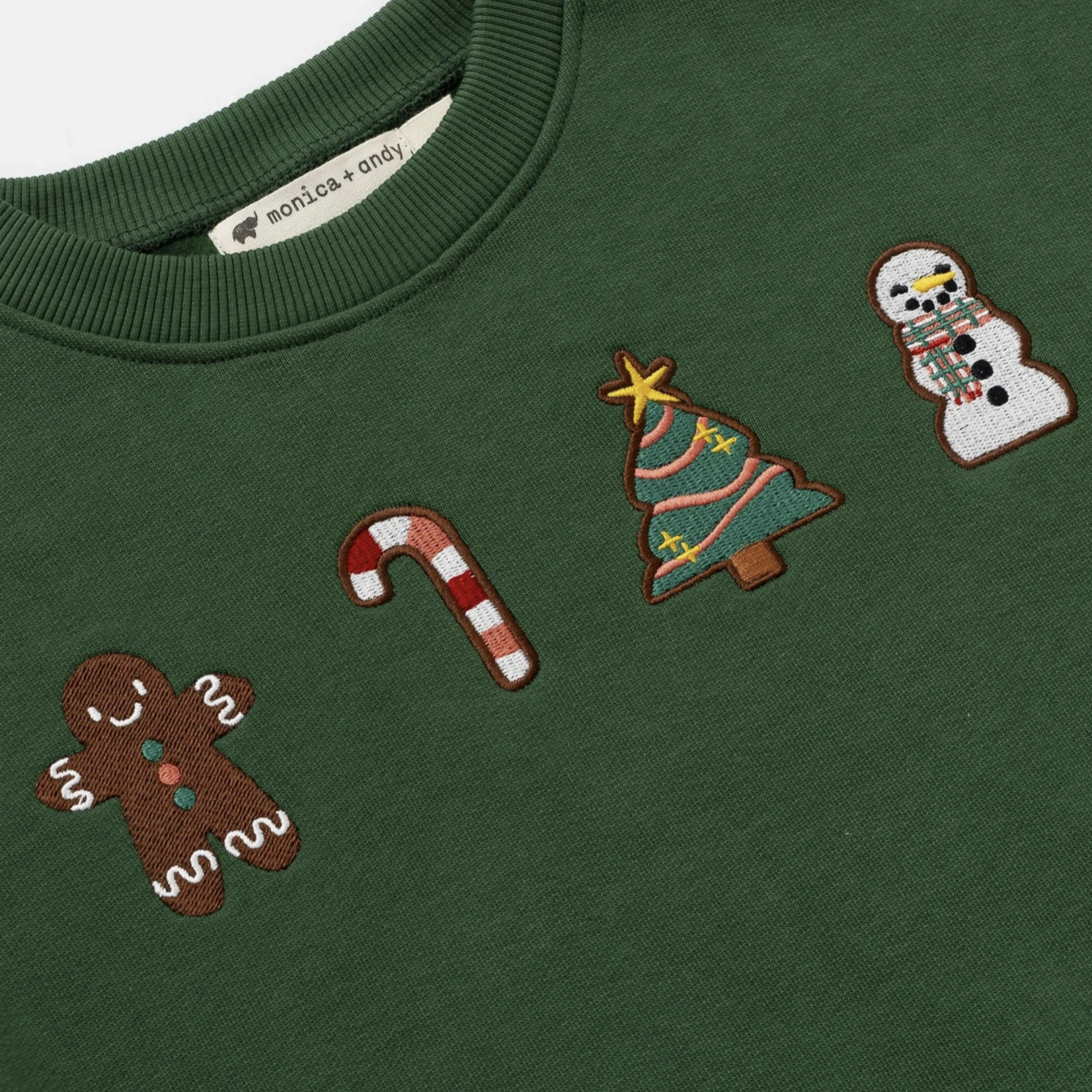 Monica + Andy Holiday Kids & Toddler Sporty Sweatshirt_cookie Sheet