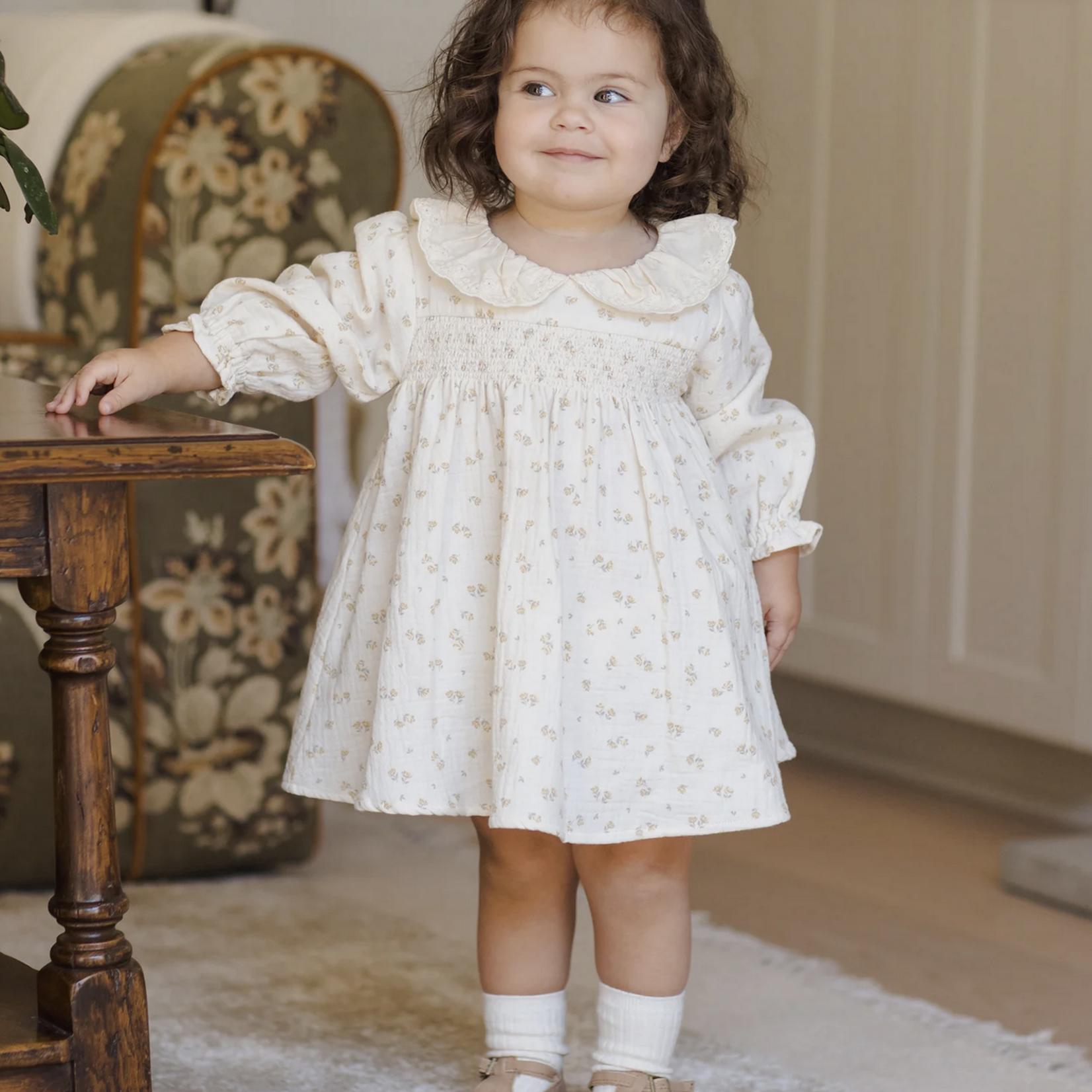 Callie Dress || Golden Floral