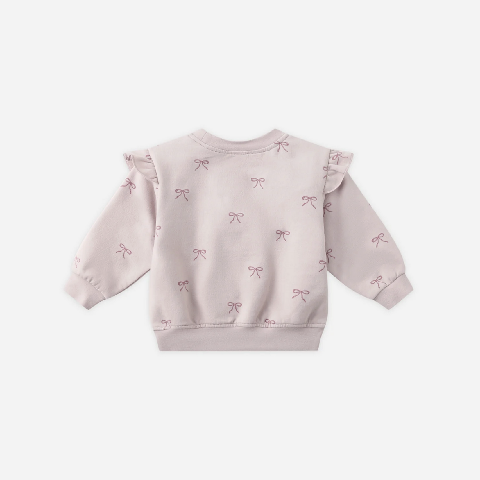 Ruffle Fleece Sweatshirt || Bows