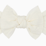 Baby Bling® the Original Knot Soft Nylon Headband | Ivory