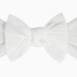 Baby Bling® the Original Knot Soft Nylon Headband | White