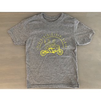 Fix Coffee+Bikes Fix Youth T-Shirt by SB - Heather Grey Fix Coffee+Bikes Fix Youth T-Shirt by SB - Heather Grey
