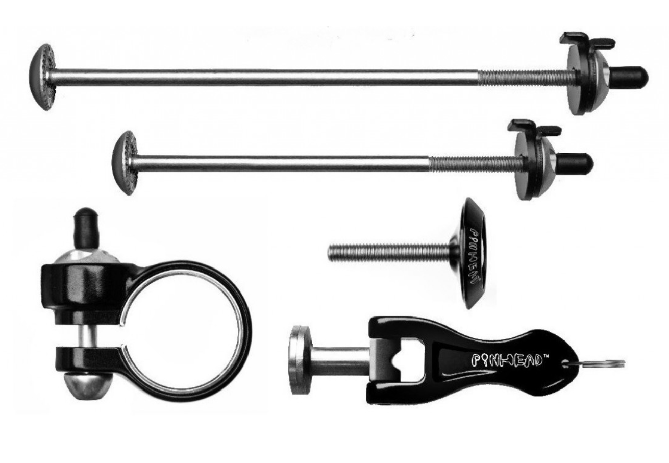 Pinhead QuickRelease 4Pack Locks for Wheels, Seatpost, and Headset