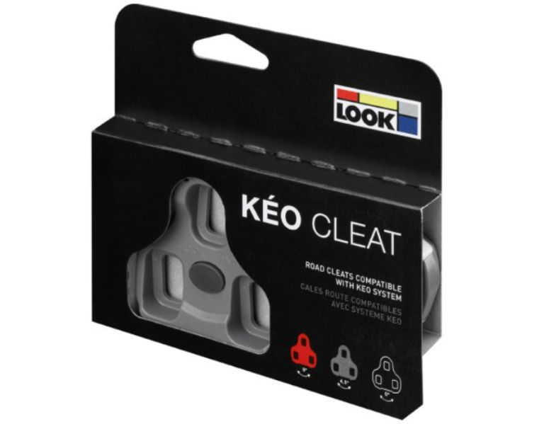 Look Look Keo Cleats, Grey/4.5° float