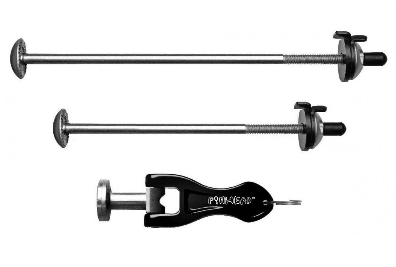 Pinhead 2 Pack Lock Set QR Wheel Skewer locks Fix Coffee Bikes