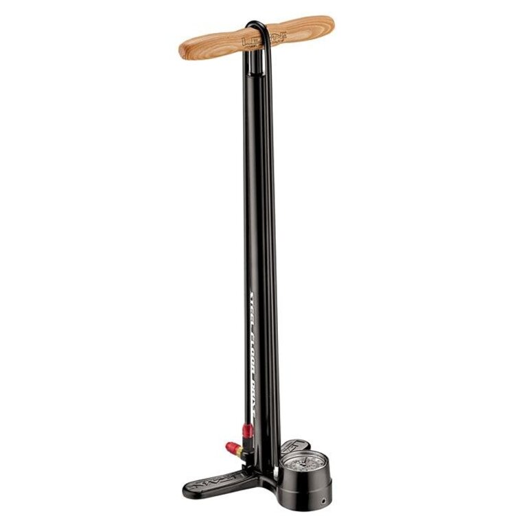 Lezyne Steel Floor Drive Tall 3.5" Floor Pump, ABS-1 Pro Chuck, 220psi Max