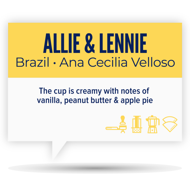 Quietly Coffee Quietly Coffee - Brazil Allie & Lennie 340g