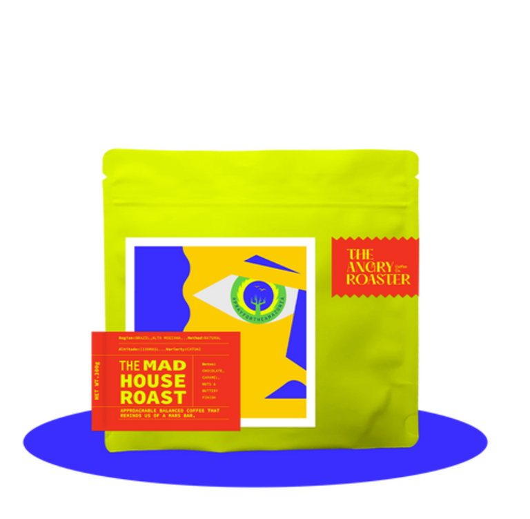 Angry Roaster Angry Roaster Mad House Brazil Coffee Bag - 300g