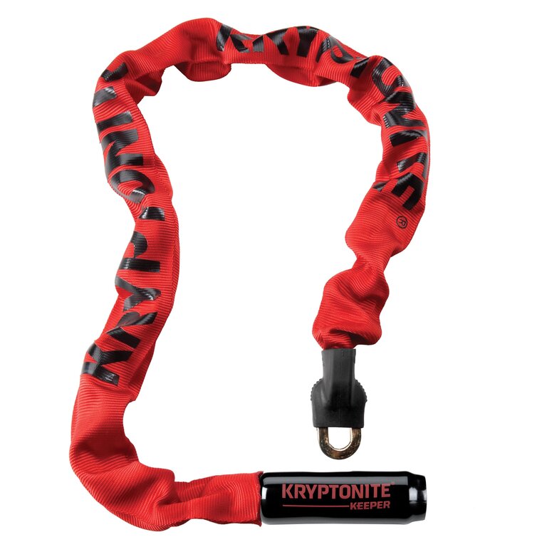 Kryptonite Lock, Kryptonite Keeper 785 Integrated Chain, Red
