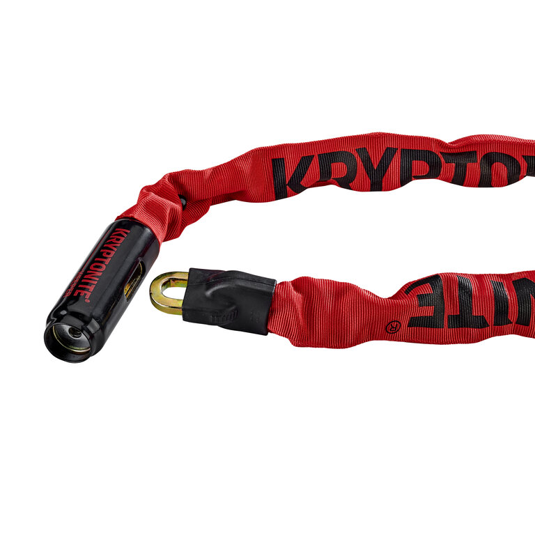 Kryptonite Lock, Kryptonite Keeper 785 Integrated Chain, Red