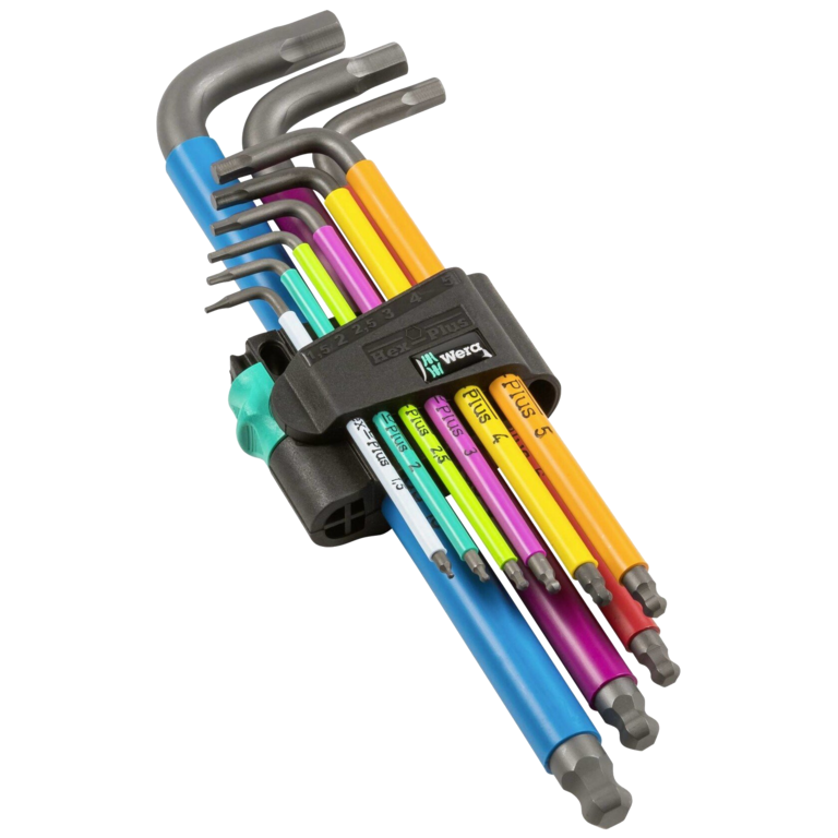 Wera Wera: Hex-Plus Multicolour L-Key Set (9Pcs)