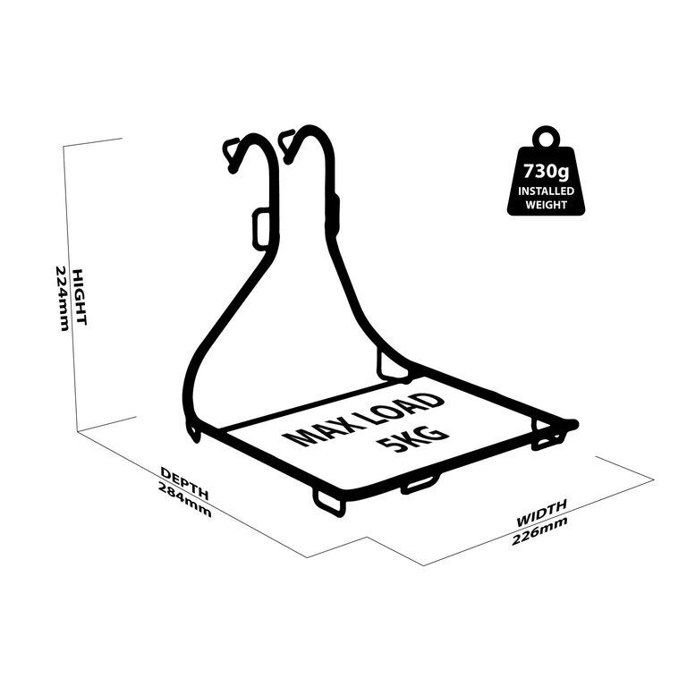 Wholegrain cycles Jack the Rack: Universal Front Rack