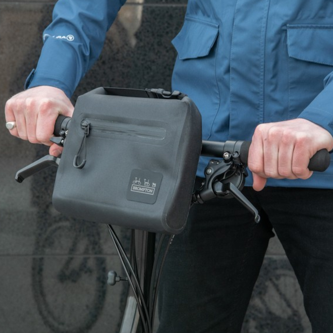 Brompton Borough Waterproof Backpack Navy | Fix Coffee + Bikes Brompton Borough Waterproof Backpack Navy | Fix Coffee + Bikes