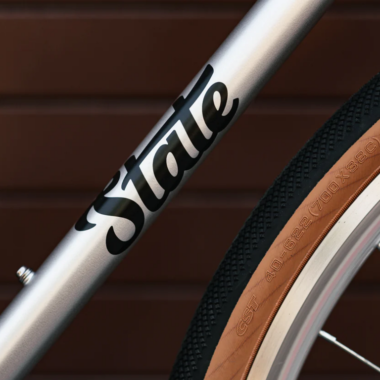 STATE State 4130 Single Speed Bike - Satin Silver