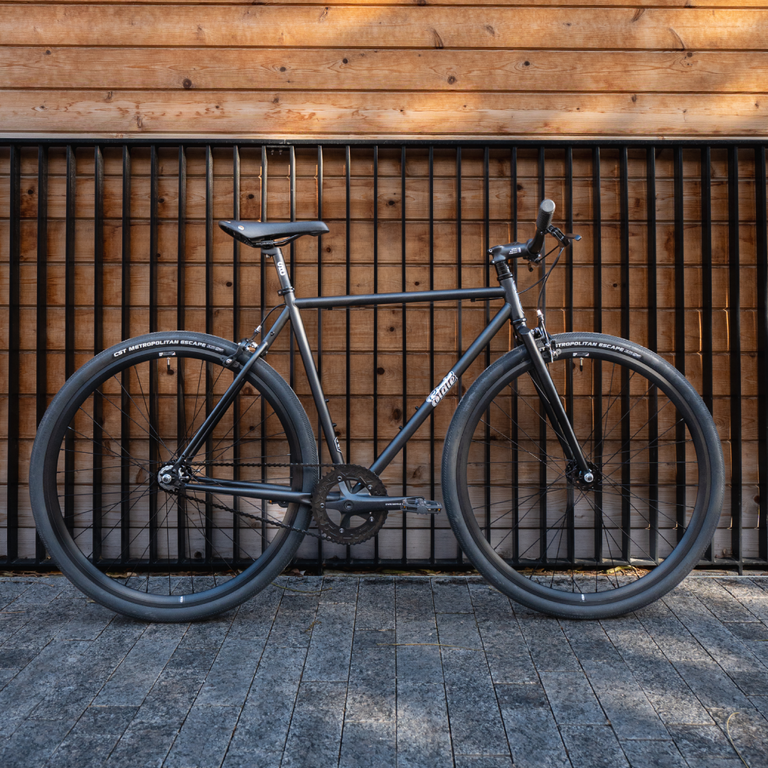 STATE State 4130 Single Speed Bike - Black Mirror