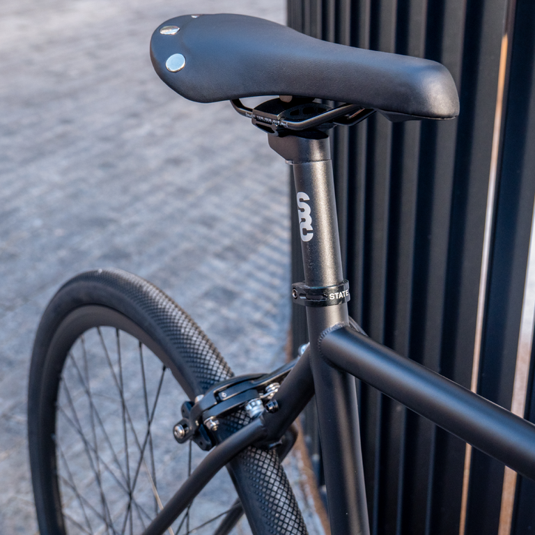 STATE State 4130 Single Speed Bike - Black Mirror