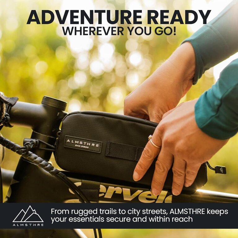 Almsthre  Almsthre Top Tube Bag Midnight Black