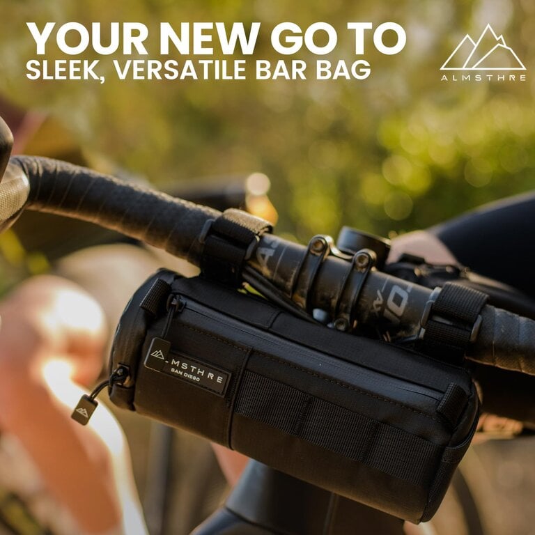 Almsthre Almsthre Compact Handlebar Bag (Midnight Black)