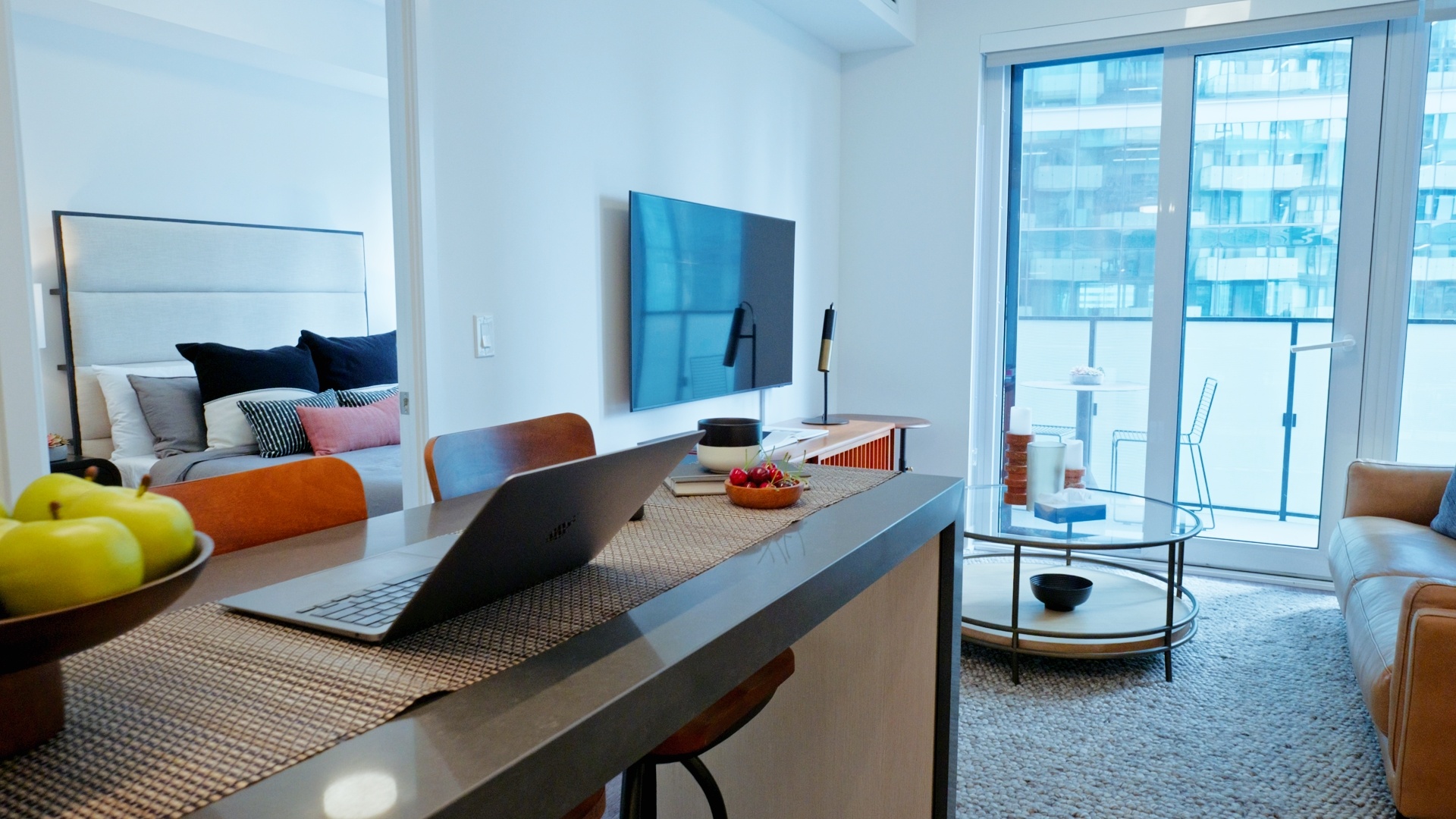 Illustrative example of condo interior. by Kevin Gebhardt