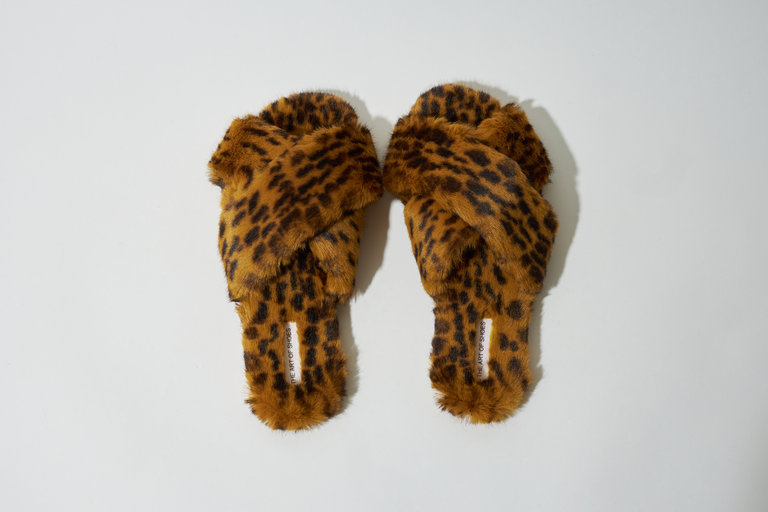 The Art of Shoes Slipper Making Kit - Leopard