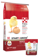 Purina Chickens-Start & Grow Medicated 25lbs