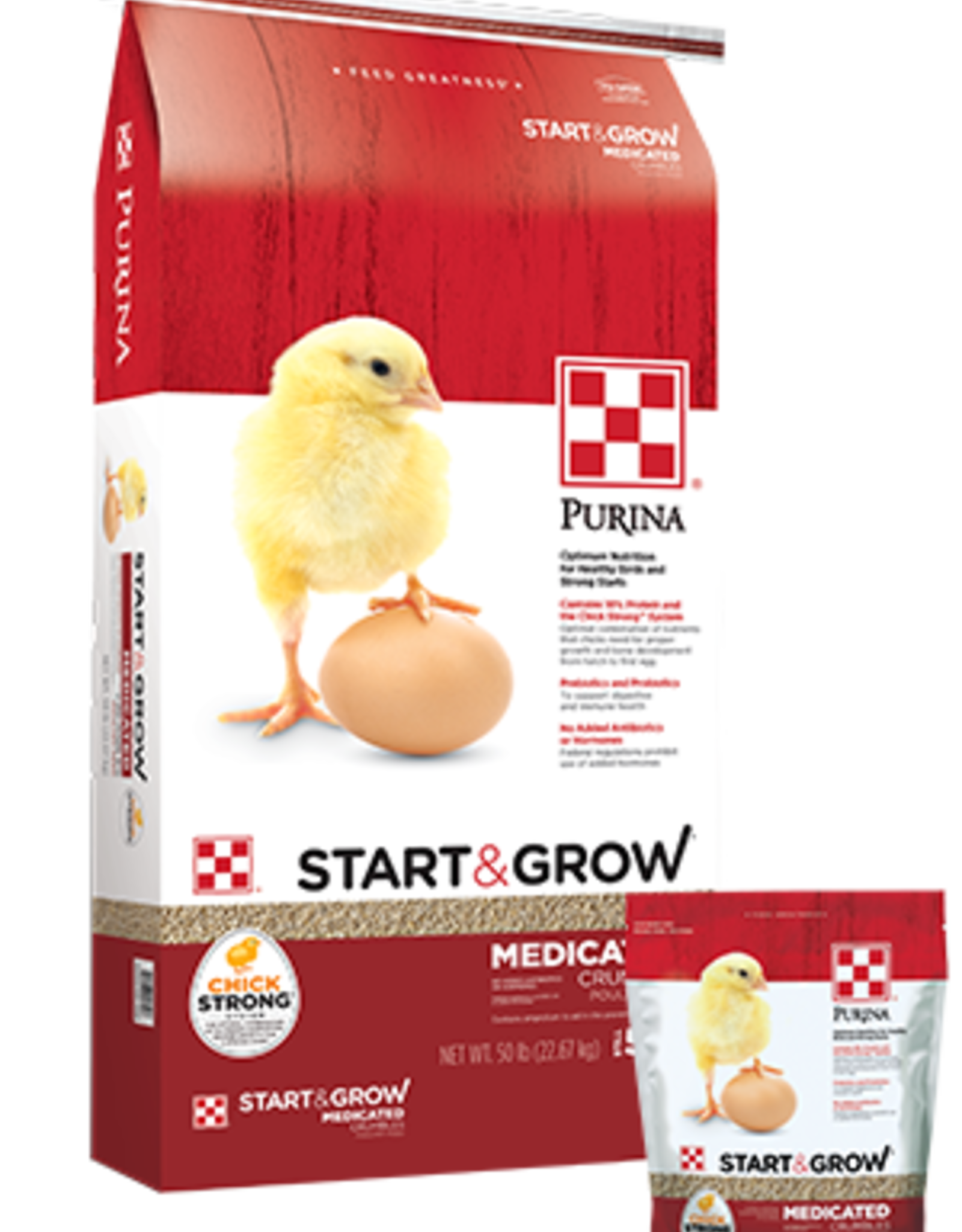 Purina Chickens-Start & Grow Medicated 25lbs