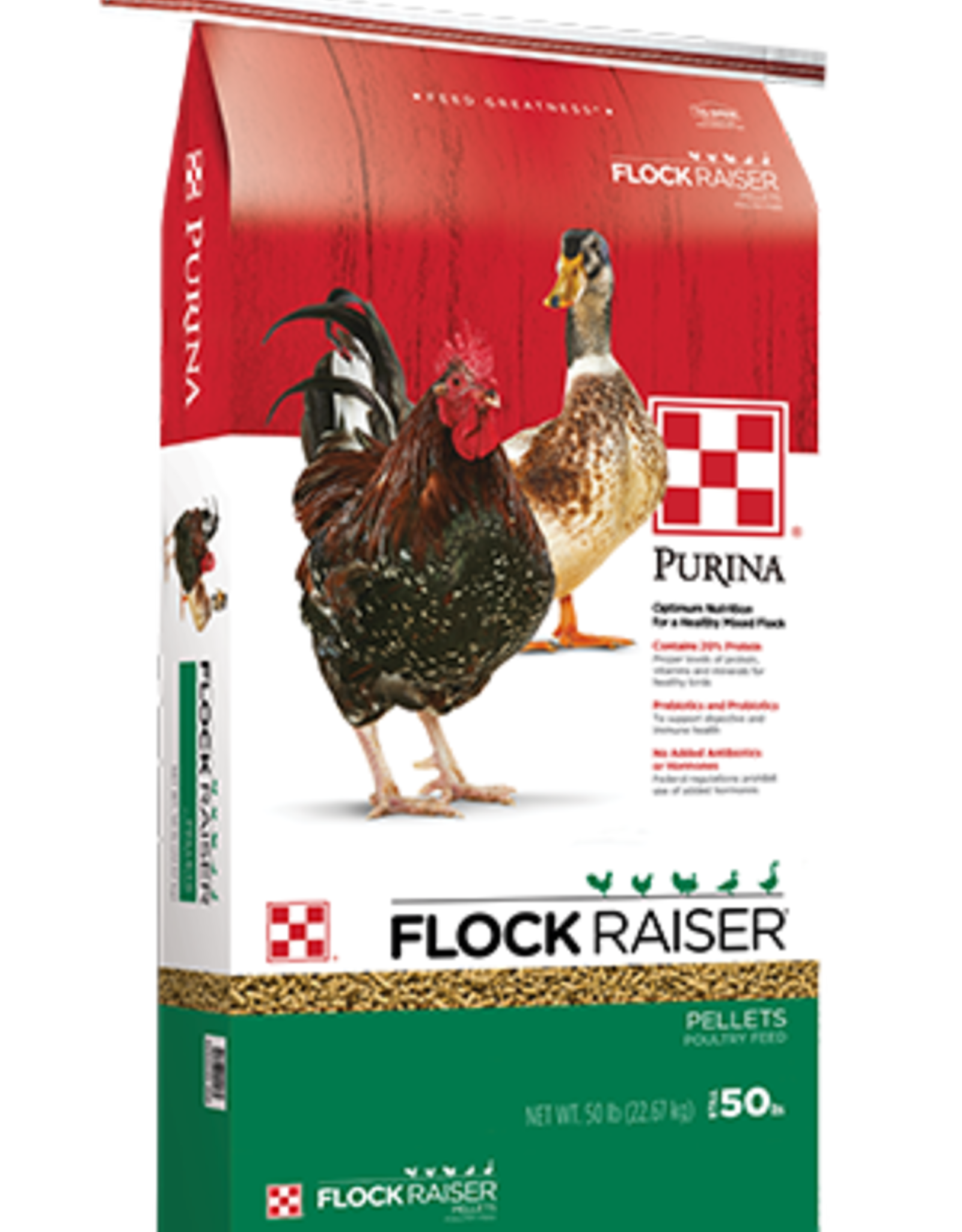 Chickens-Flock Raiser Pellets 50lbs