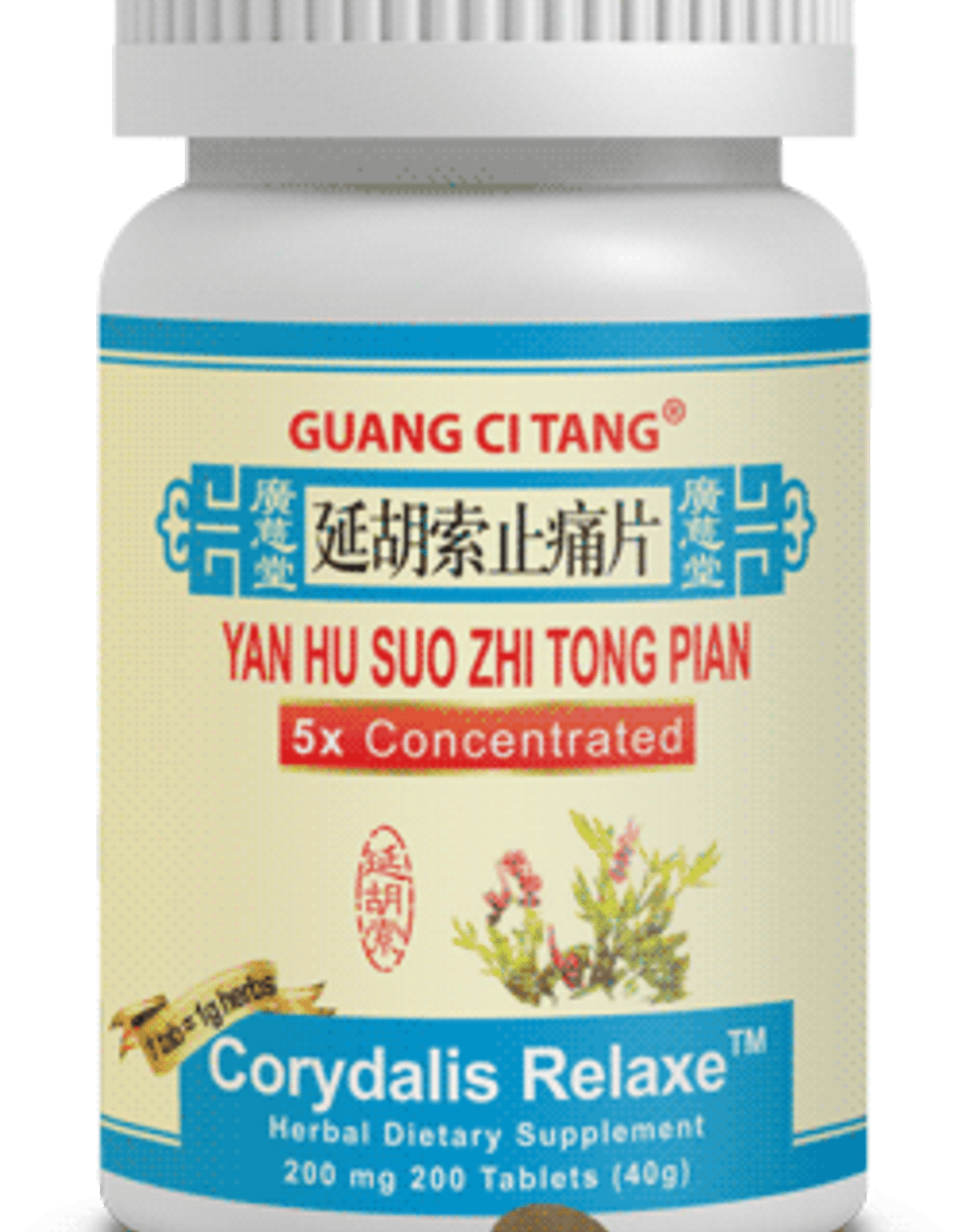 Guang Ci Tang Corydalis Relaxe ( yan hu suo zhi tong pian)