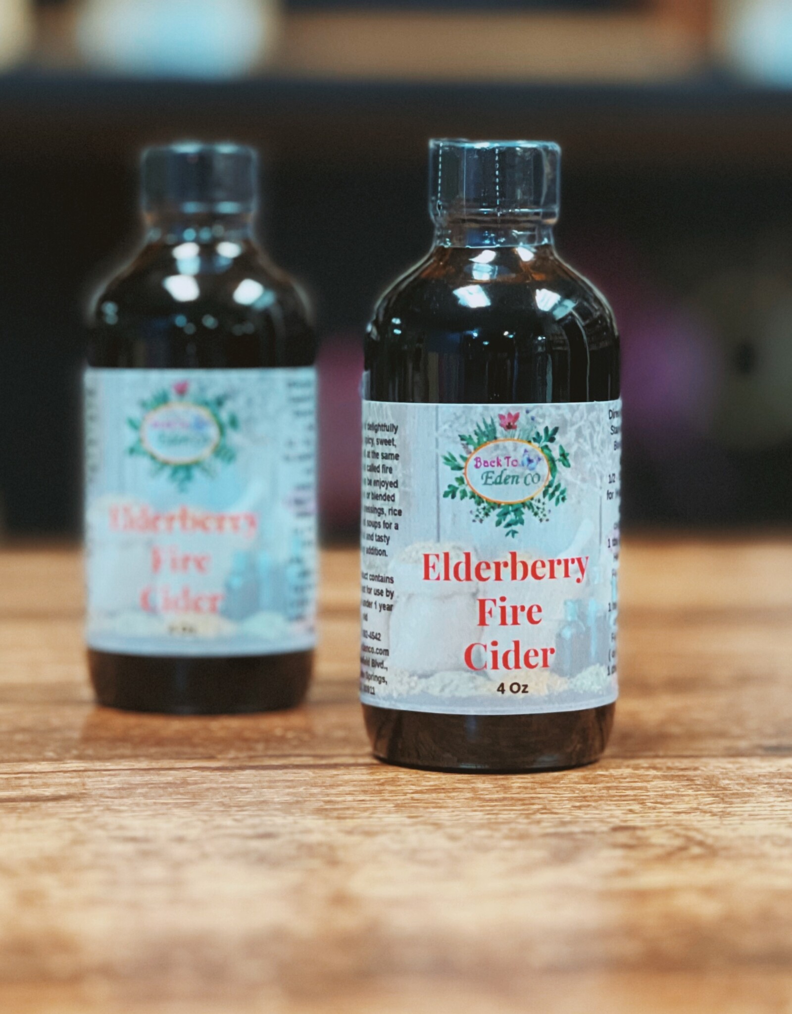 Elderberry Fire Cider (4 OZ)