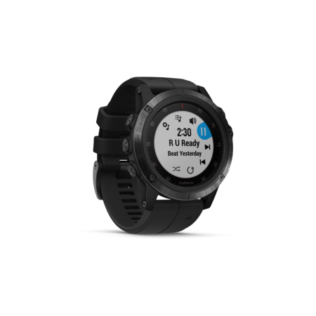 GARMIN fēnix® 5X Plus Sapphire, Black with Black Band