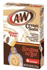A&W Cream Soda Drink Mix 6 pk