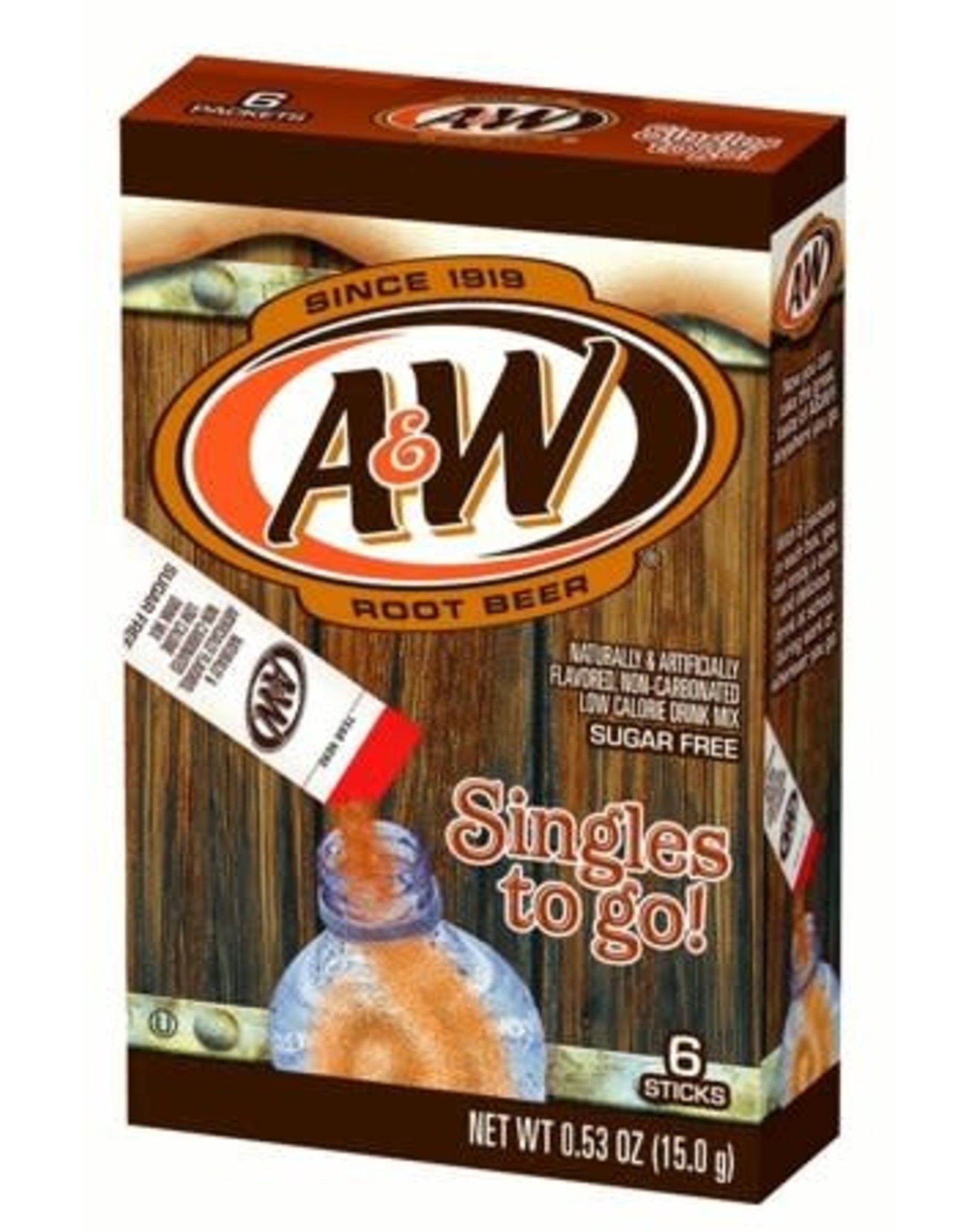 A&W Root Beer Drink Mix 6 pk