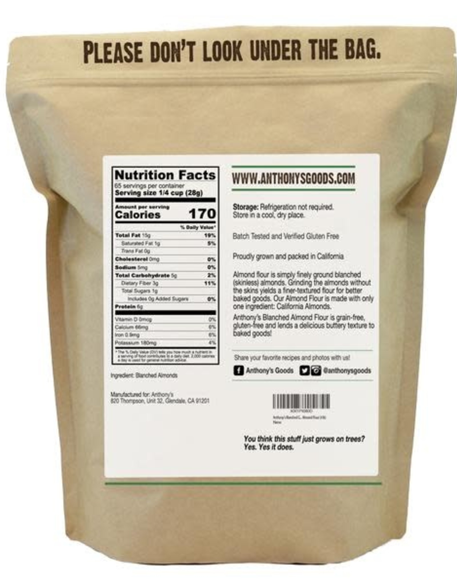 Anthony's Almond Flour 2lb