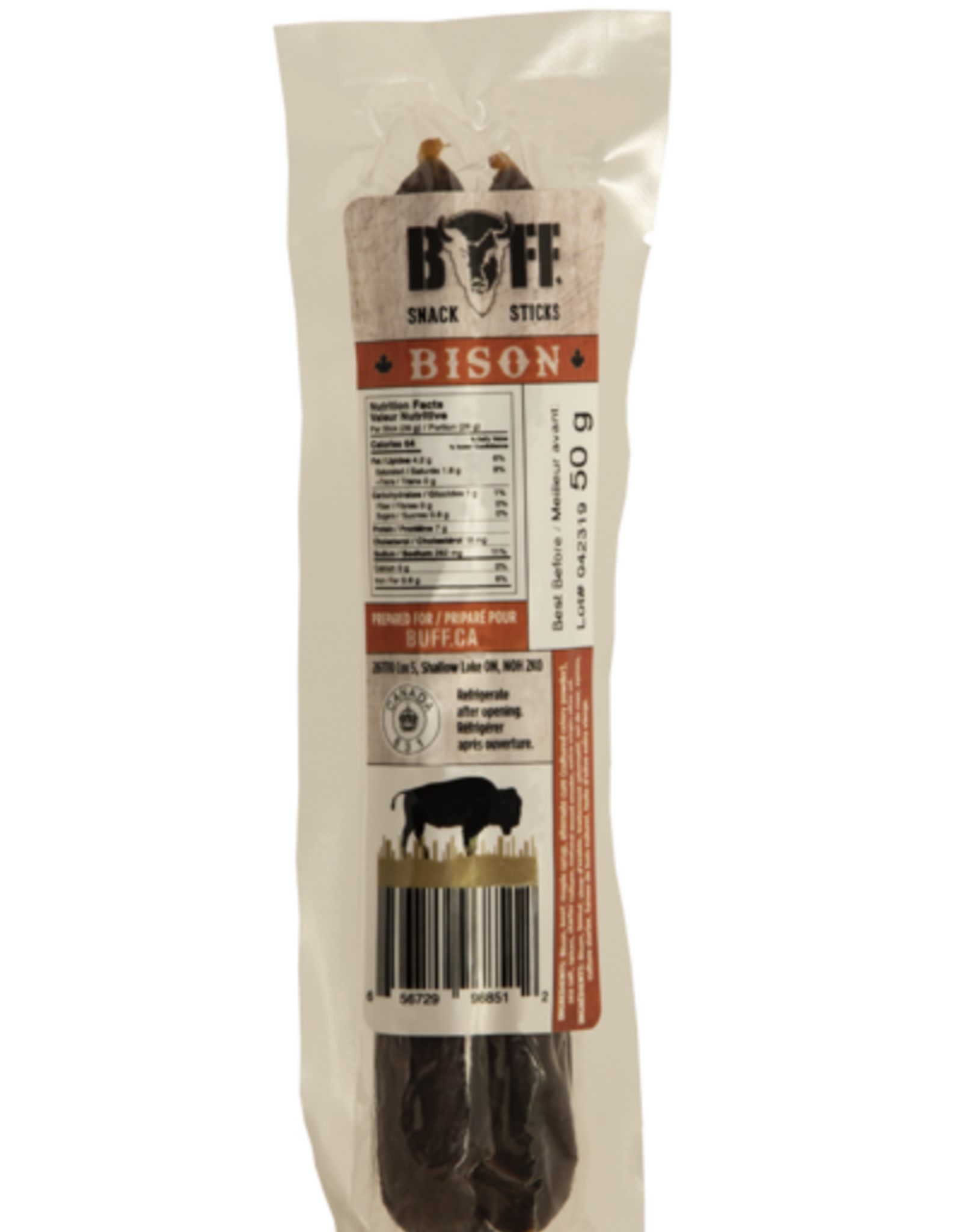 Buff Bison Meat Sticks Twin Pack