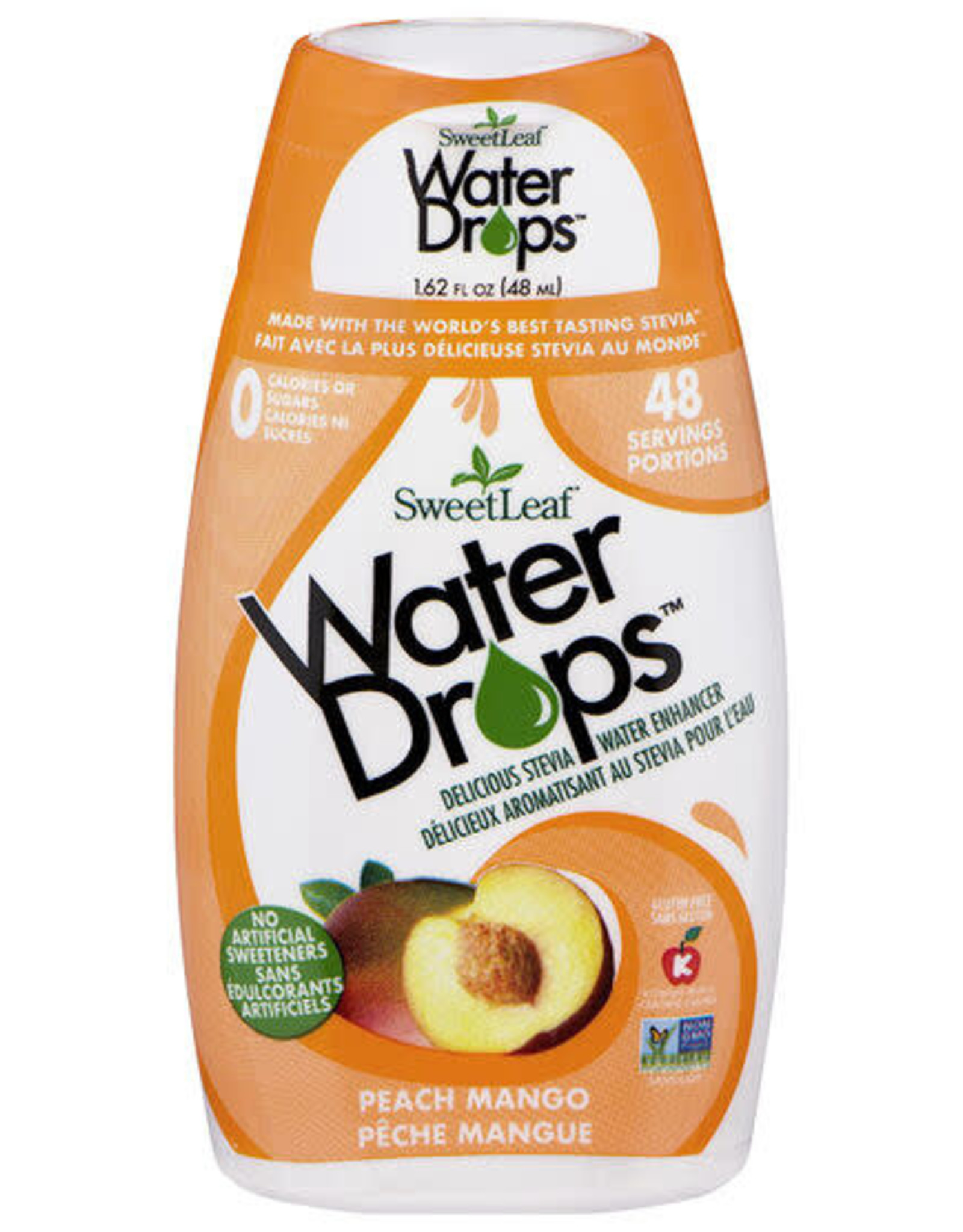 Sweet Leaf Water Drops Peach Mango