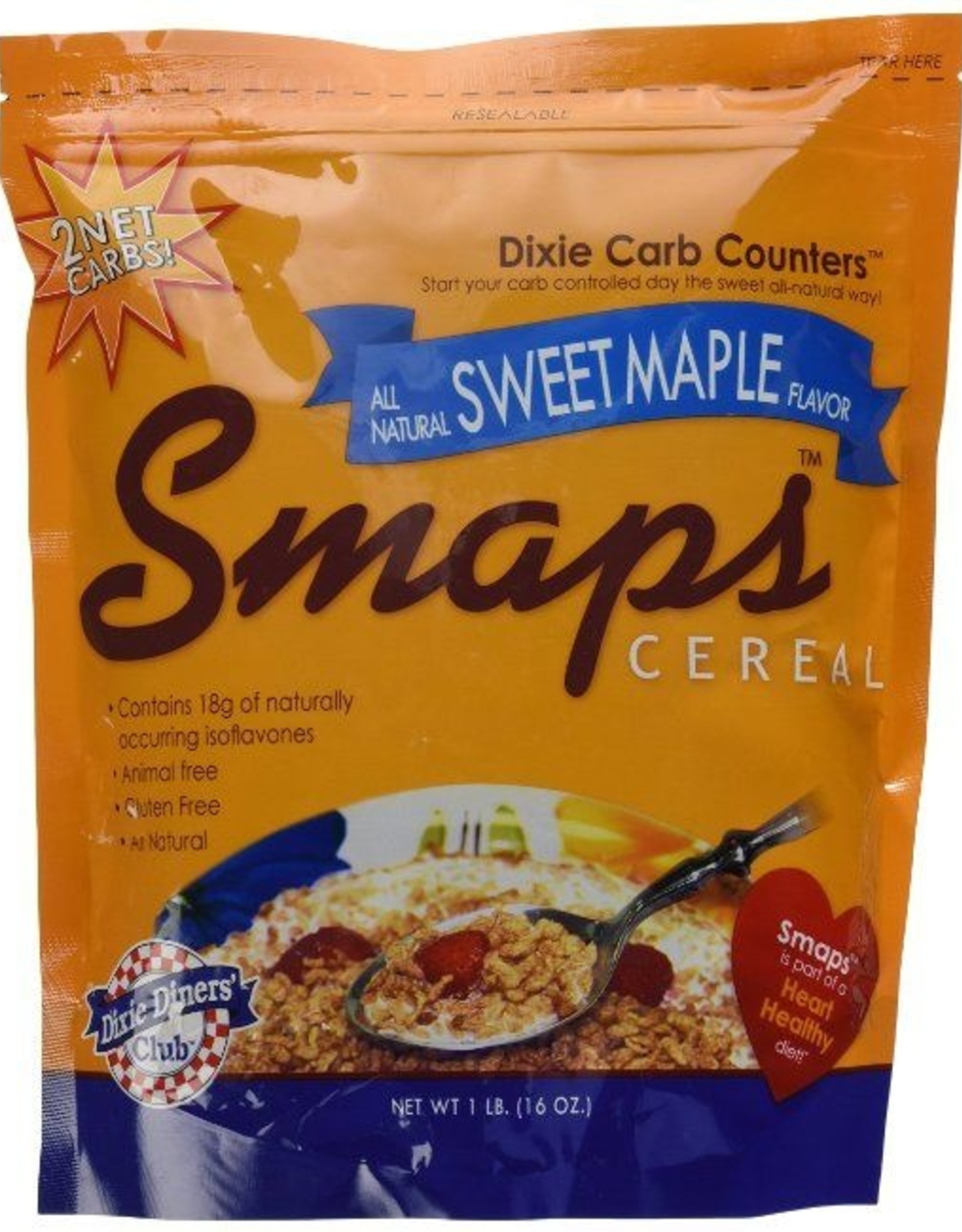Dixie Smaps Cereal Sweet Maple 1 lb Bag