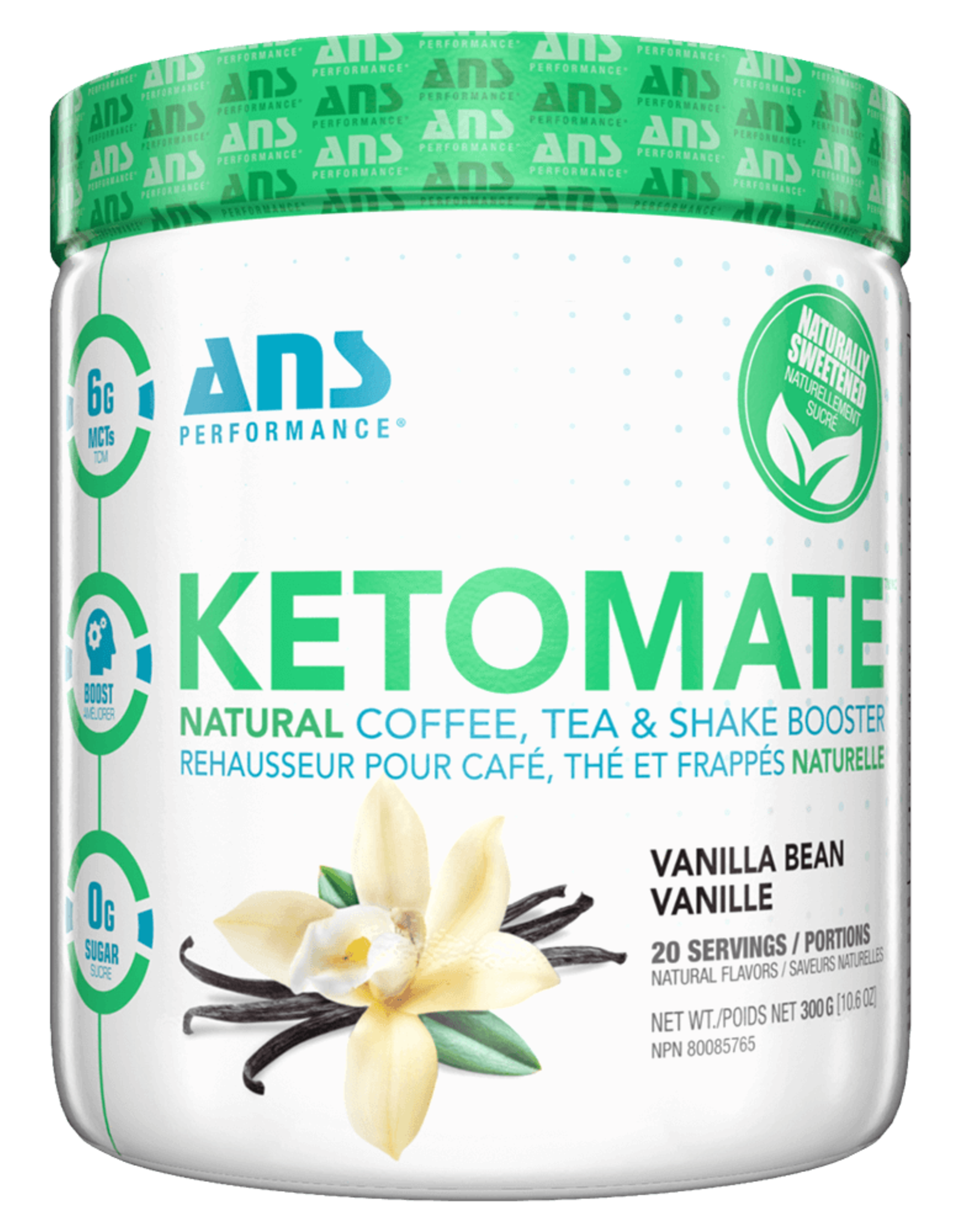 ANS ANS Ketomate Coffee Booster Vanilla Bean