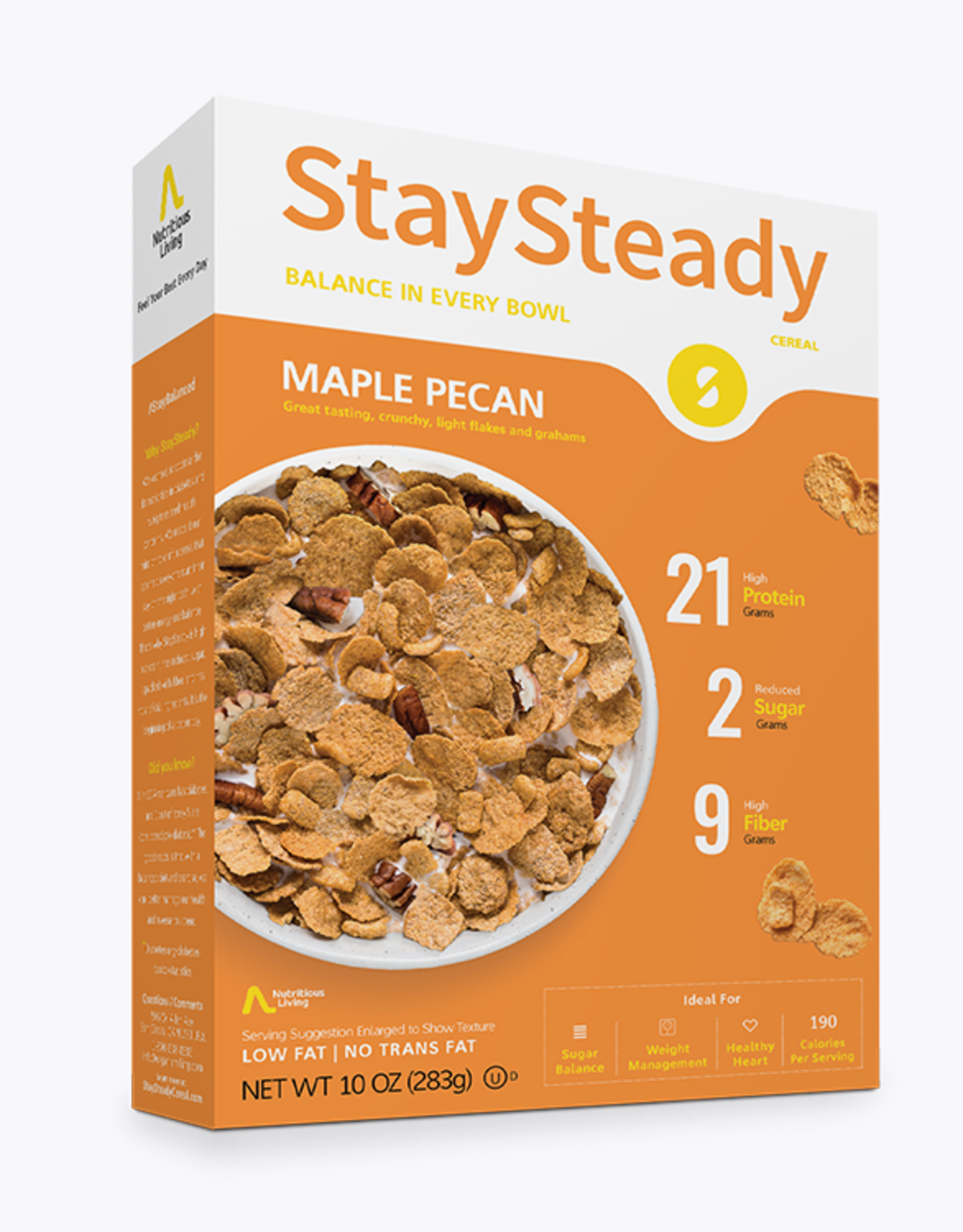 Nutritious Living Nutritious Stay Steady Maple Pecan Cereal (Hi Lo)