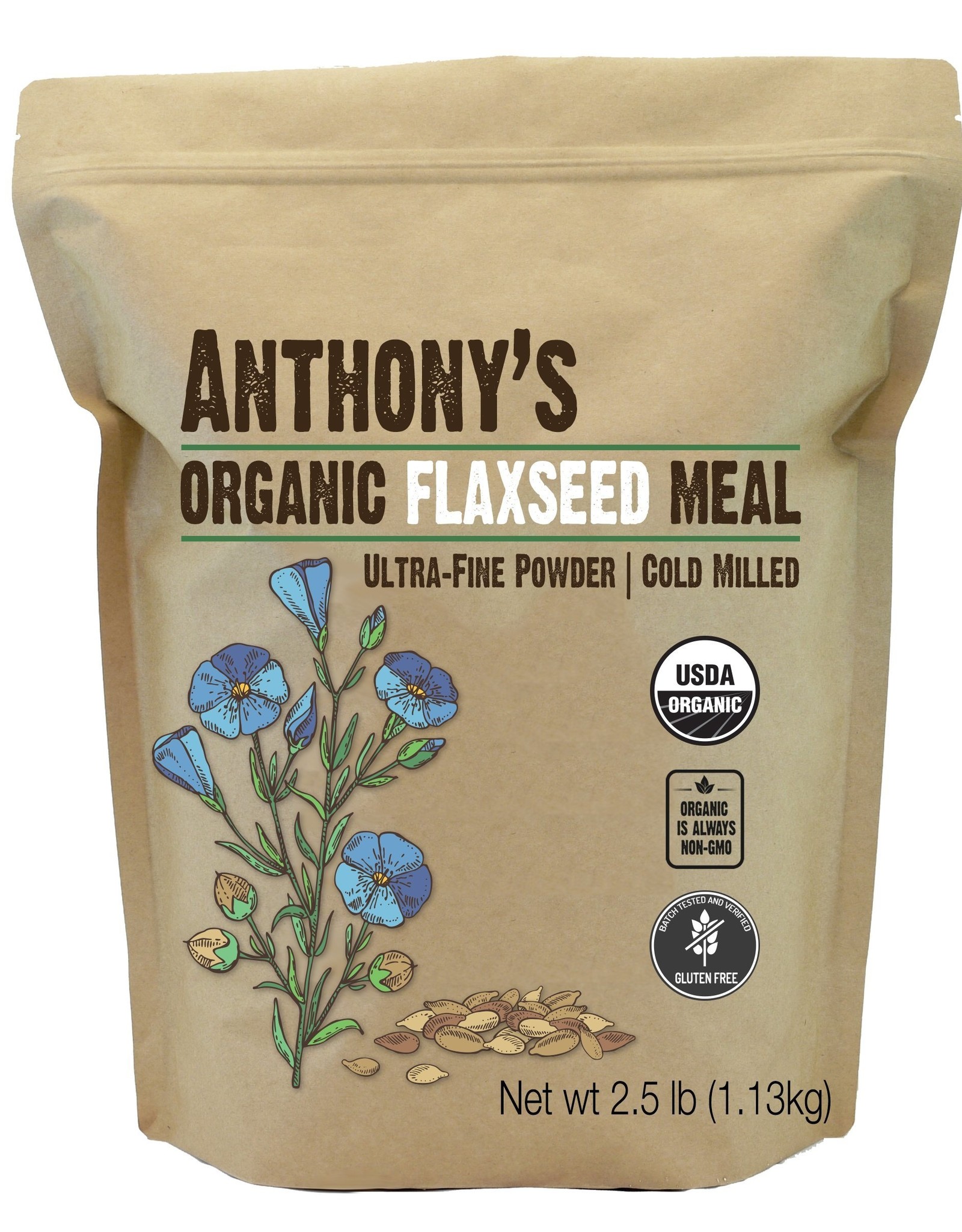 Anthony's Flax Meal 2.5 lb