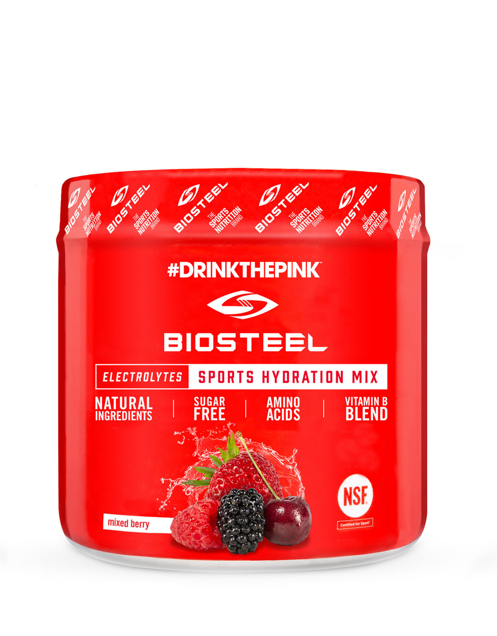 Biosteel Hydration Drink  Mix 140g Tub Mixed Berry