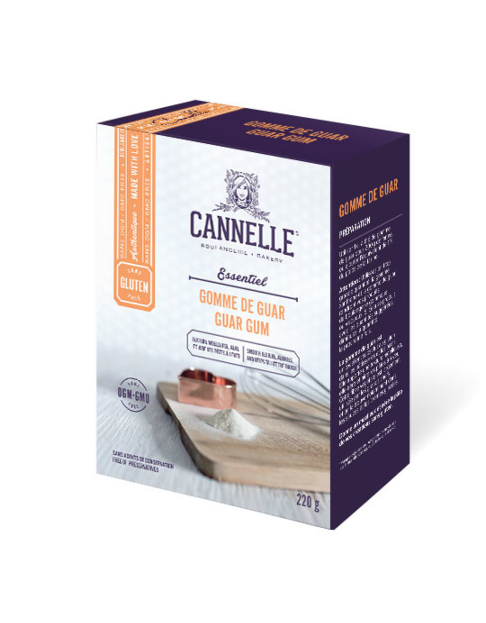 Cannelle Guar Gum 220g box