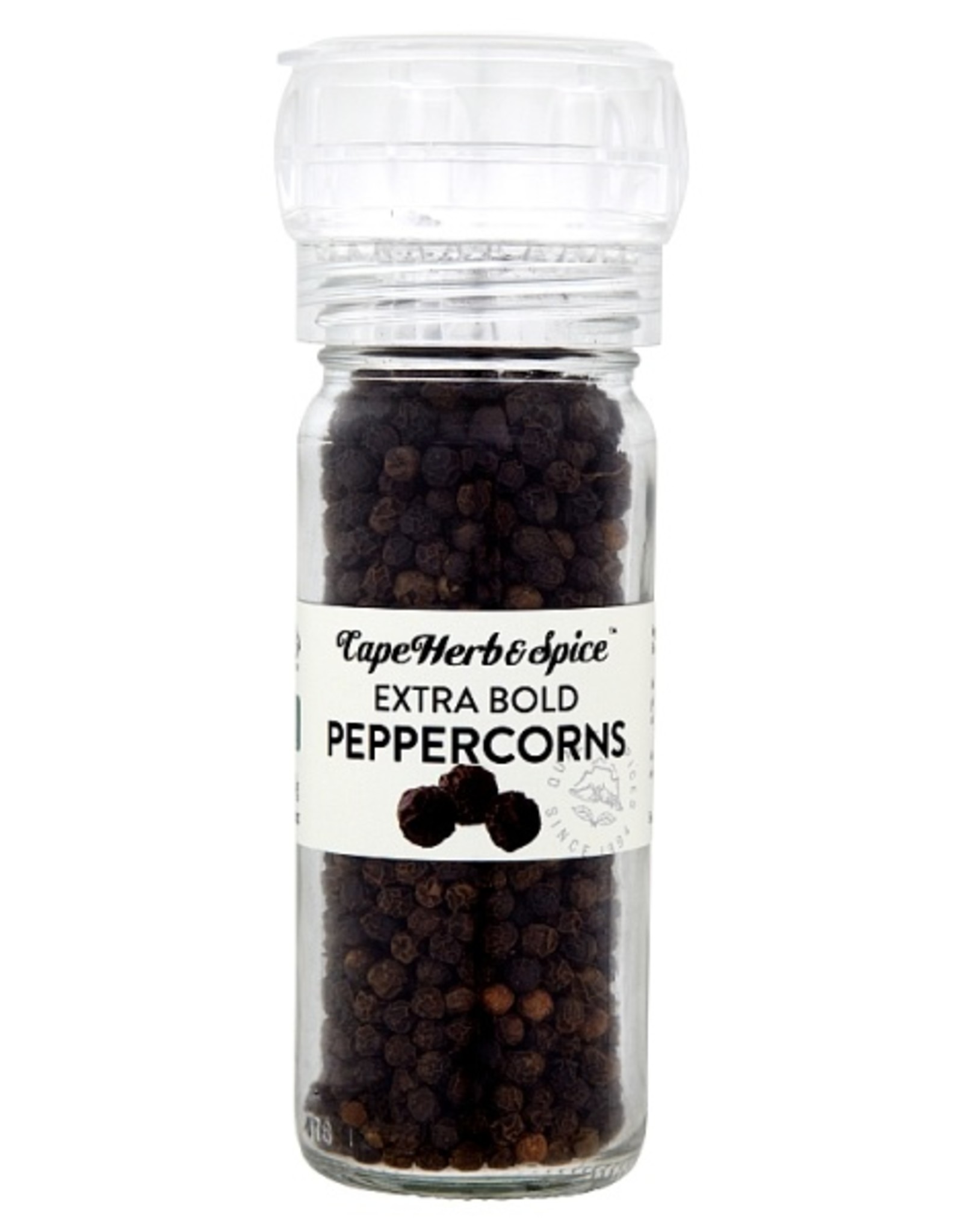 Cape Herb&Spice Black Peppercorns Grinder