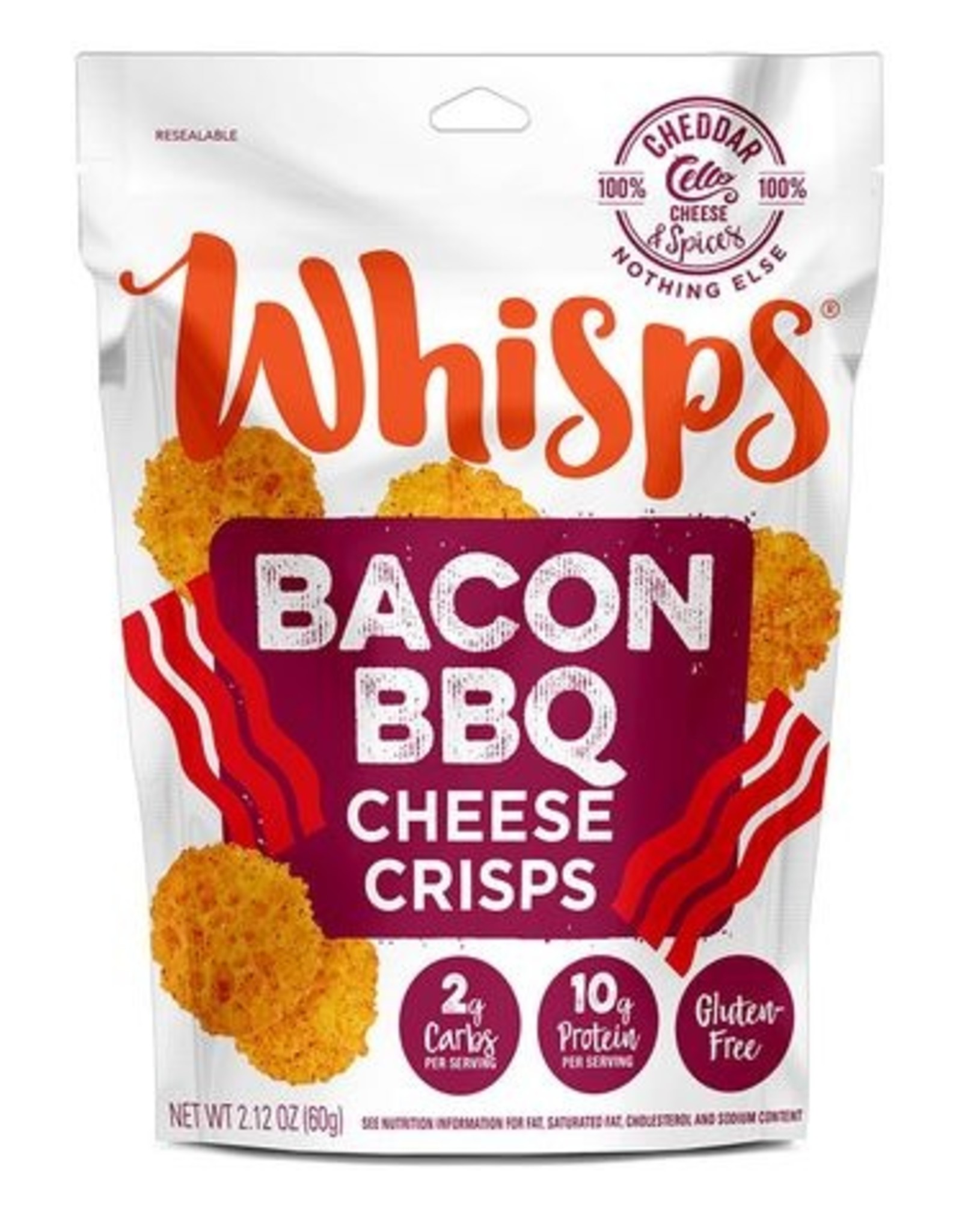 Cello Whisps Bacon BBQ Cheddar
