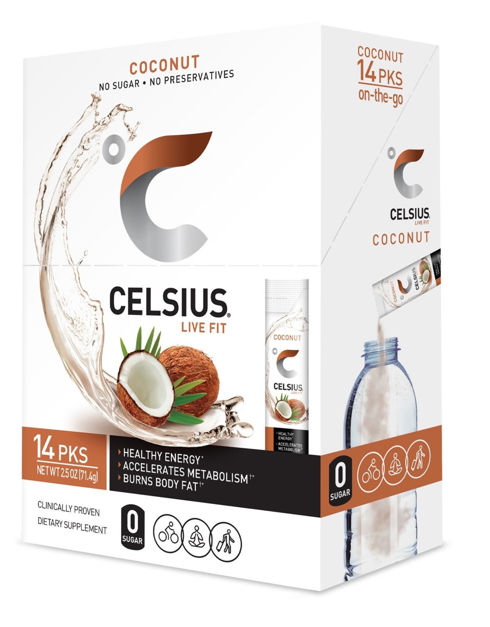 Celsius On the Go Packets Coconut