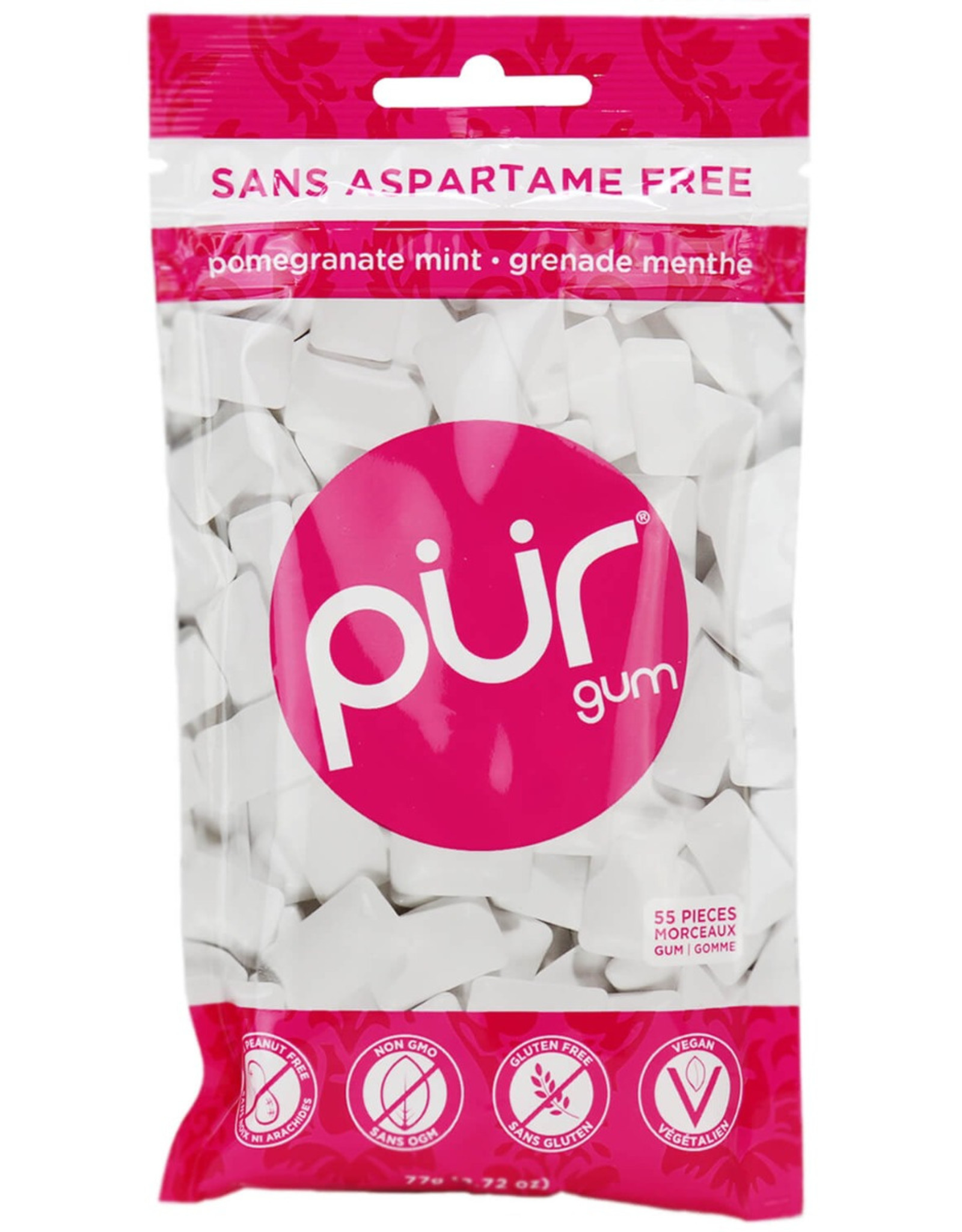 The PUR Comapny Pur Gum Pomegranate Bag