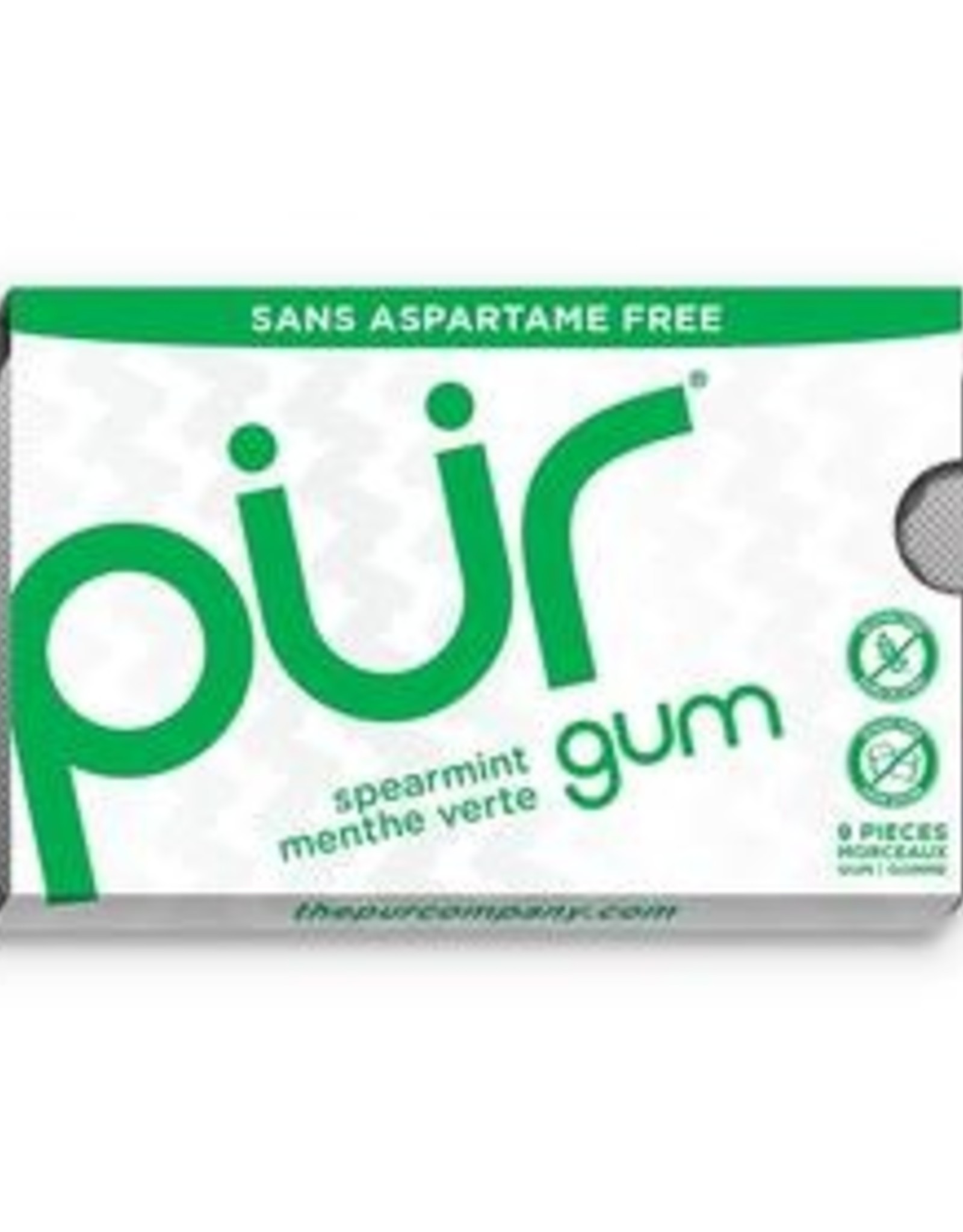 The PUR Comapny Pur Gum Spearmint Blister Pack